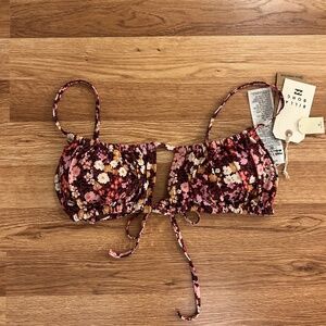 NWT Billabong Field of Dreams Alina Bralette Bikini Top